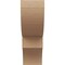 Ekena Millwork 10"W x 20"D x 30"H Classic Ridgewood Rough Cedar Woodgrain TimberThane Corbel, Primed Tan CORUR10X20X30RIDRCPR - alternate 6